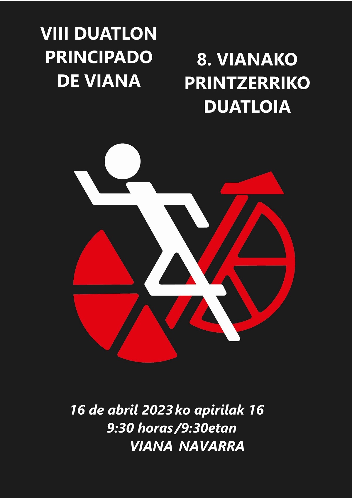 Abiertas inscripciones Duatl&oacute;n Principado de Viana 2023